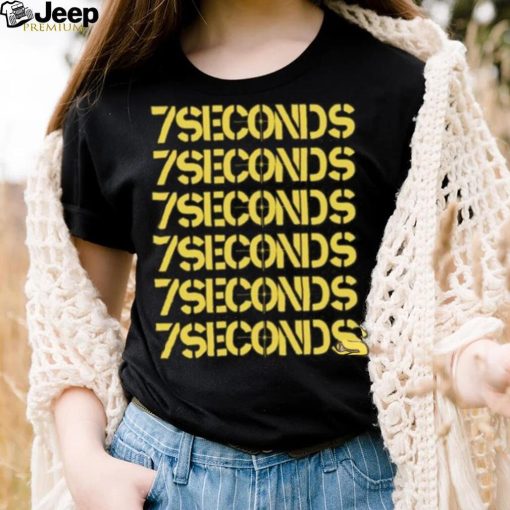 Official 7 Seconds Merch Stacked Logo Shirt