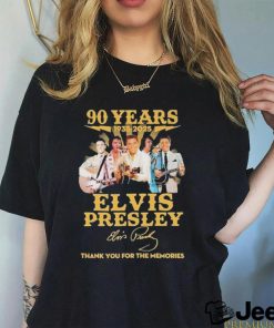 Official 90 Years 1935 – 2025 Elvis Presley Thank You For The Memories T Shirt