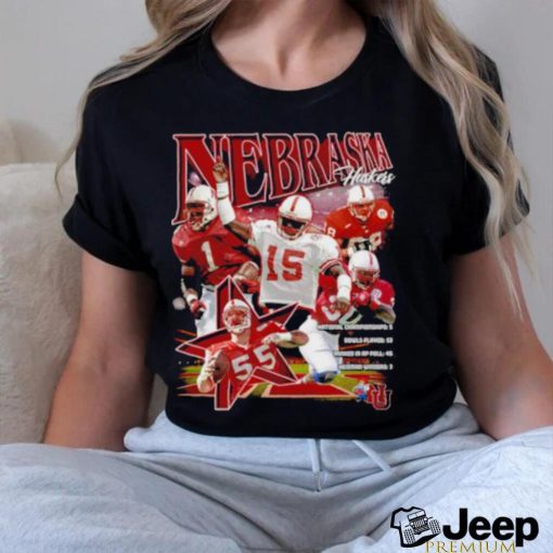 Official 90’s Inspired University Of Nebraska Tee Shirt