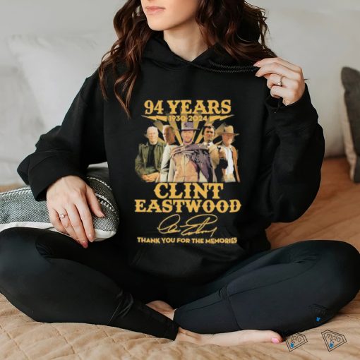 Official 94 Years Memories Of Clint Eastwood Shirts