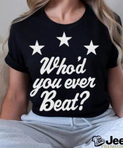 Official Al Snow Who'd You Ever Beat Shirt