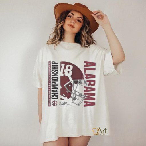 Official Alabama Vs Uga 2023 Sec Championship Bound Helmets Shirt