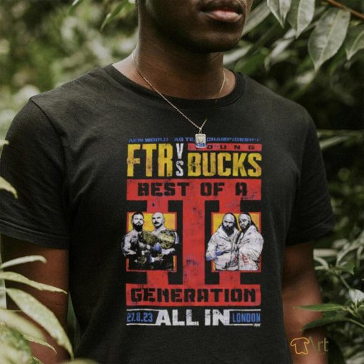 Official All In 2023 Matchup Ftr Vs Young Bucks Shirt