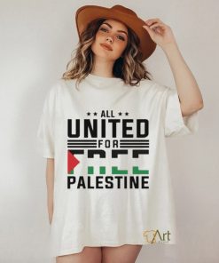 Official All United for Free Palestine T Shirt