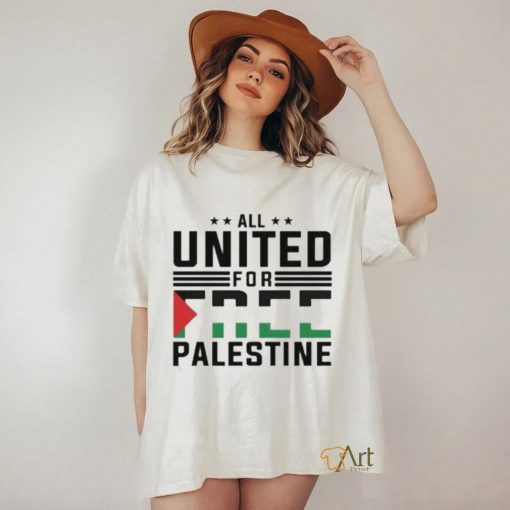 Official All United for Free Palestine T Shirt