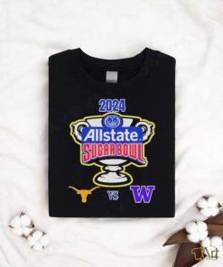 Official Allstate Sugar Bowl 2024 Texas Longhorns Vs Washington Huskies Caesars Superdome New Orleans LA CFB Bowl Game T Shirt