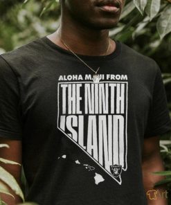 Official Aloha Maui From The Ninth Island Maui Raiders Relief T Shirt