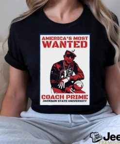 Official America’s Most Wanted Coach Prime Jackson State University Shirt