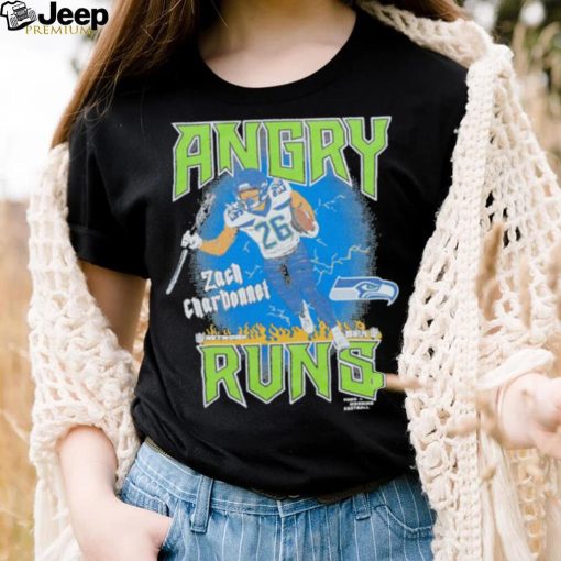 Official Angry Runs Seahawks Zach Charbonnet 2023 NFL Season Shirt