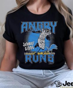 Official Angry Runs T Shirt Angry Runs Lions Jahmyr Gibbs Shirt Angry Runs Lions Jahmyr Gibbs shirt