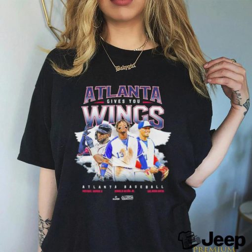 Official Atlanta Gives You Wings MLBPA T shirt