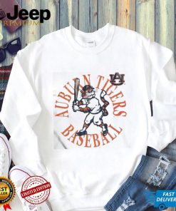 Official Auburn Tigers Vault Baseball Batting Aubie Shirt