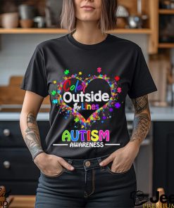 Official Autism awareness color outside the lines shirt