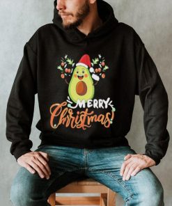 Official Avocado Cartoon Merry Christmas T shirt