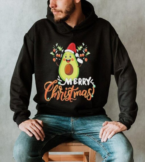 Official Avocado Cartoon Merry Christmas T shirt