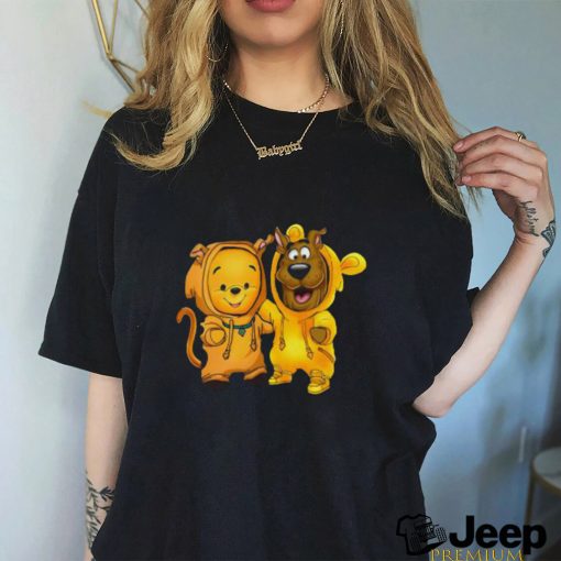 Official Baby Pooh And Scooby Doo T Shirt