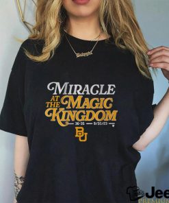 Official Baylor Football Miracle At The Magic Kingdom Shirt