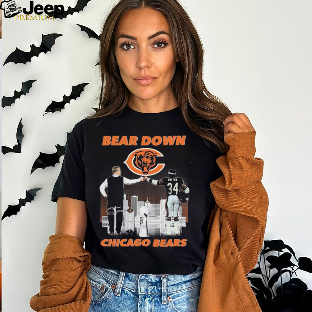 Chicago bears denim outlet shirt