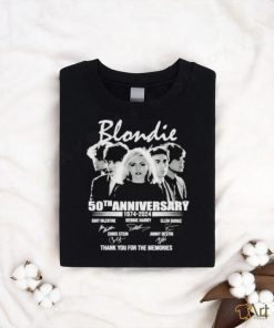 Official Blonedie 50th Anniversary 1974 – 2024 Thank You For The Memories T Shirt