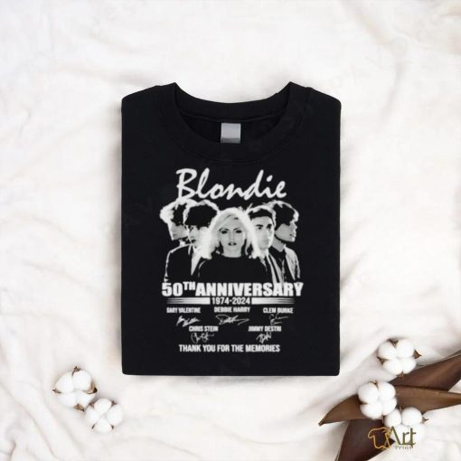 Official Blonedie 50th Anniversary 1974 – 2024 Thank You For The Memories T Shirt