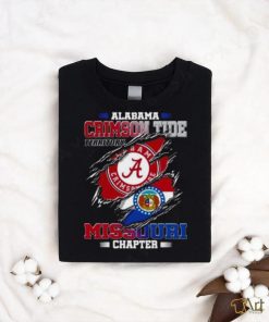 Official Blood Inside Me Alabama Crimson Tide Territory Missouri Chapter 2023 Shirt