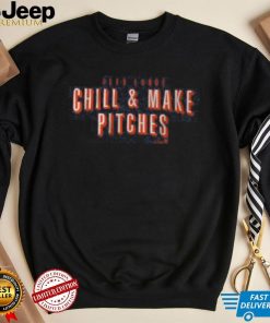 Official Breakingt Merch Alex Lange Chill And Make Pitches Shirt