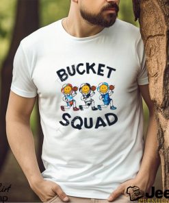 Official Bucketsquad Merch Youth Tie Dye Flower Team Bucket Squad Shirts