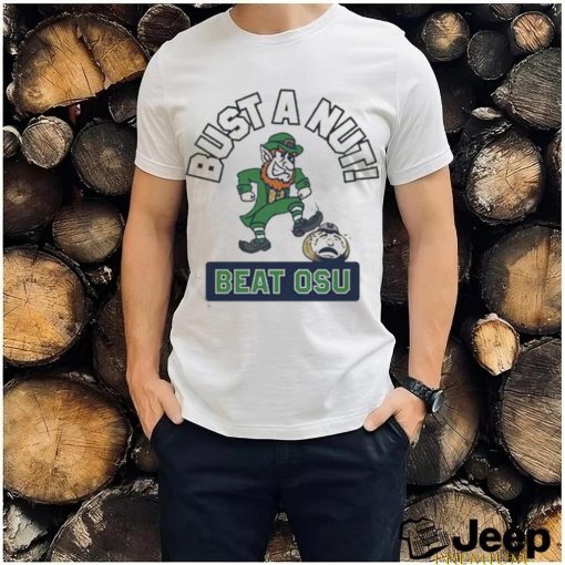 Official Bust A Nut Beat OSU Notre Dame College Shirt