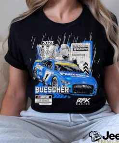 Official Chris Buescher Checkered Flag Sports 2023 NASCAR Playoffs Fastenal Shirt