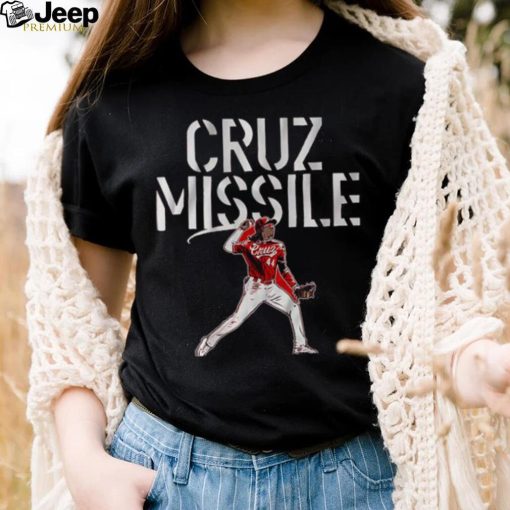 Official Cincinnati Reds Elly De La Cruz Missile Shirt