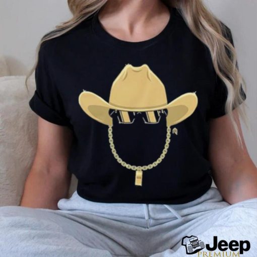 Official Coach Prime Golden Coach Cowboy Hat Shirt