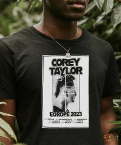 Official Corey Taylor Tour Europe 2023 Poster shirt