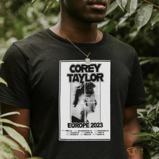 Official Corey Taylor Tour Europe 2023 Poster shirt