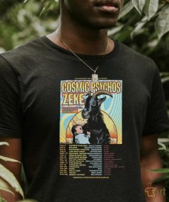 Official Cosmic Psychos Zeke Australia Tour 2024 Poster Shirt