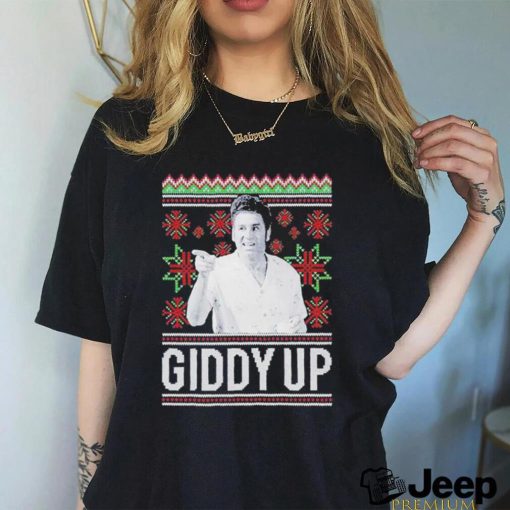 Official Cosmo Kramer Giddy Up Christmas Shirt