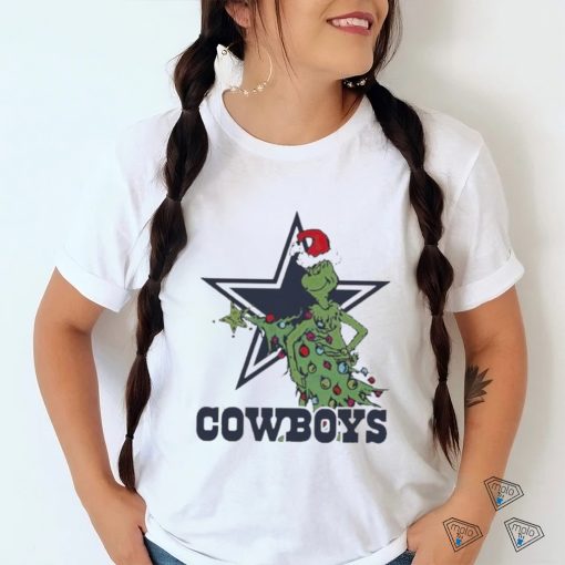 Official Dallas Cowboys grinch Christmas T shirt