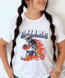 Official Dallas Football Cowboys player fire T shirt