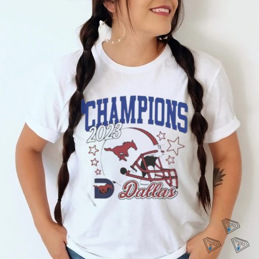 Official Dallas Smu 2023 Football Champions T Shirt