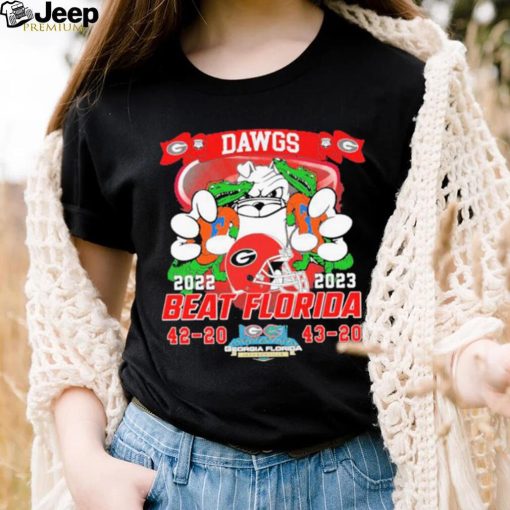 Official Dawgs Beat Florida 2022 2023 Georgia Bulldogs 43 20 Florida Final Score Shirt