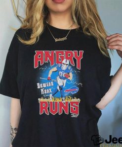 Official Dawson Knox Angry Runs T Shirt