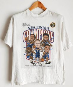 Official Denver Nuggets 2023 Nba Finals Champions Windmill Team Caricature T Shirt