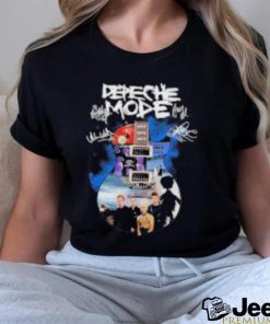 Official Depeche Mode guitar signatures shirt