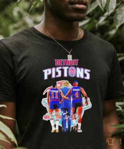 Official Detroit Pistons 66th Anniversary Thomas And Dumars Shirt