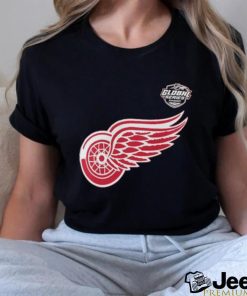 Official Detroit Red Wings 2023 NHL Global Series Logo T Shirt