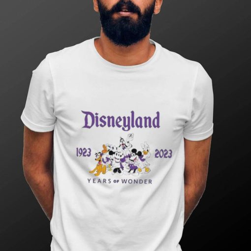 Official Disney 100 Years Of Wonder Disneyland 1923 2023 100th Year Shirt