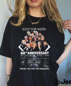 Official Doctor Who 60th Anniversary 1963 2023 Memories shirt