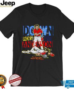 Official Down Goes Anderson You Know Bro Knock Out Punch T Shirt