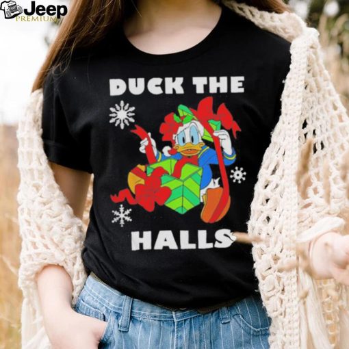 Official Duck the halls Christmas portrait shirt