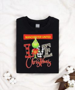 Official EPL Manchester United Grinch Love Christmas T Shirt