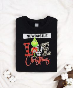 Official EPL Newcastle United Grinch Love Christmas T Shirt